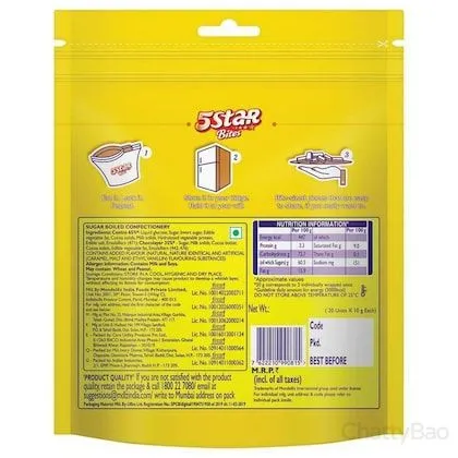 Cadbury 5 Star Bites Chocolate 191.1 g view 2