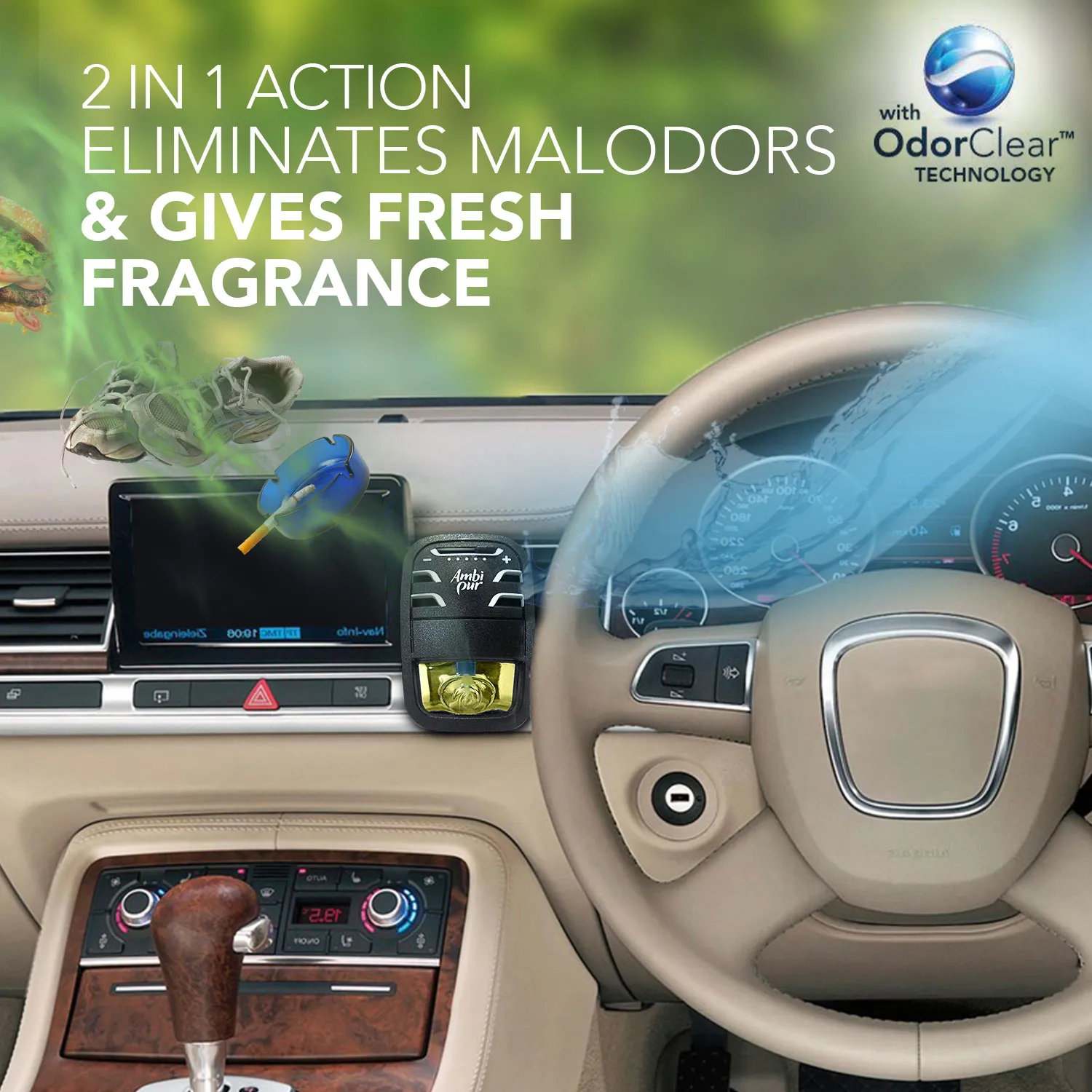 Ambipur Car Air Freshener - Aqua 7.5 ml view 3