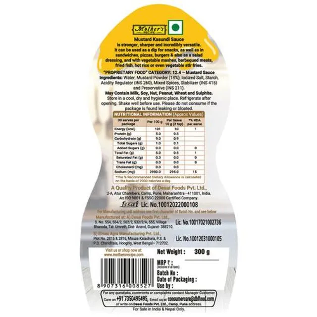 Mother's Recipe Mustard Sauce 300 g view 2