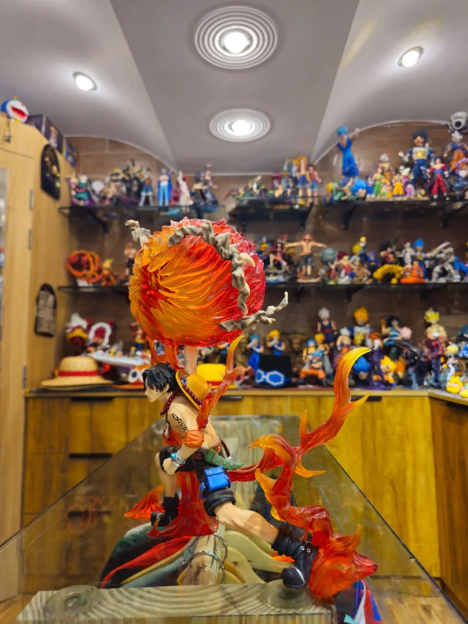 🔥 Portgas D. Ace – “Great Flame Commandment: Flame Emperor” – Inferno Effect Statue 🔥 view 2