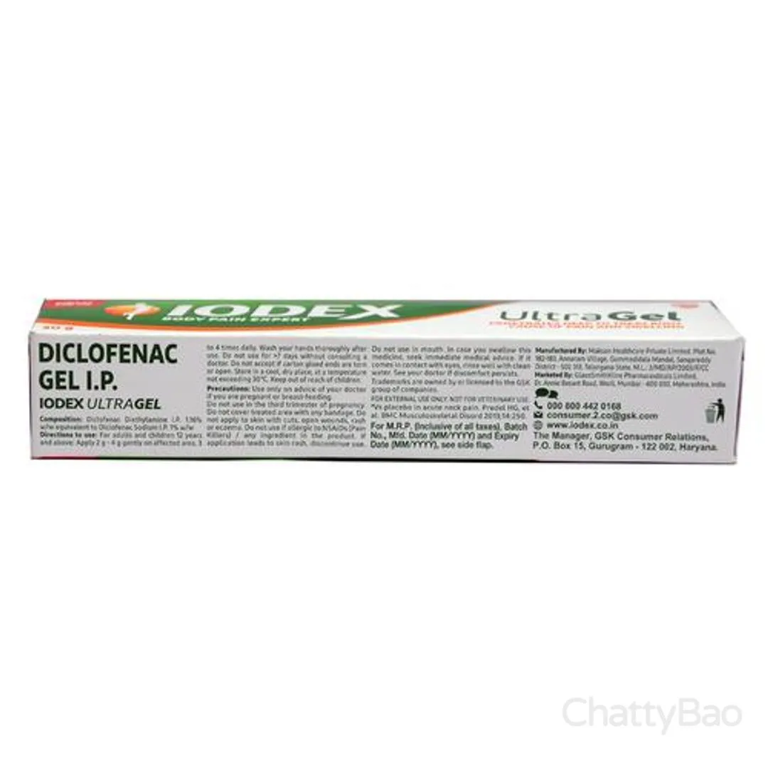 Iodex Ultra Gel 30 g view 3