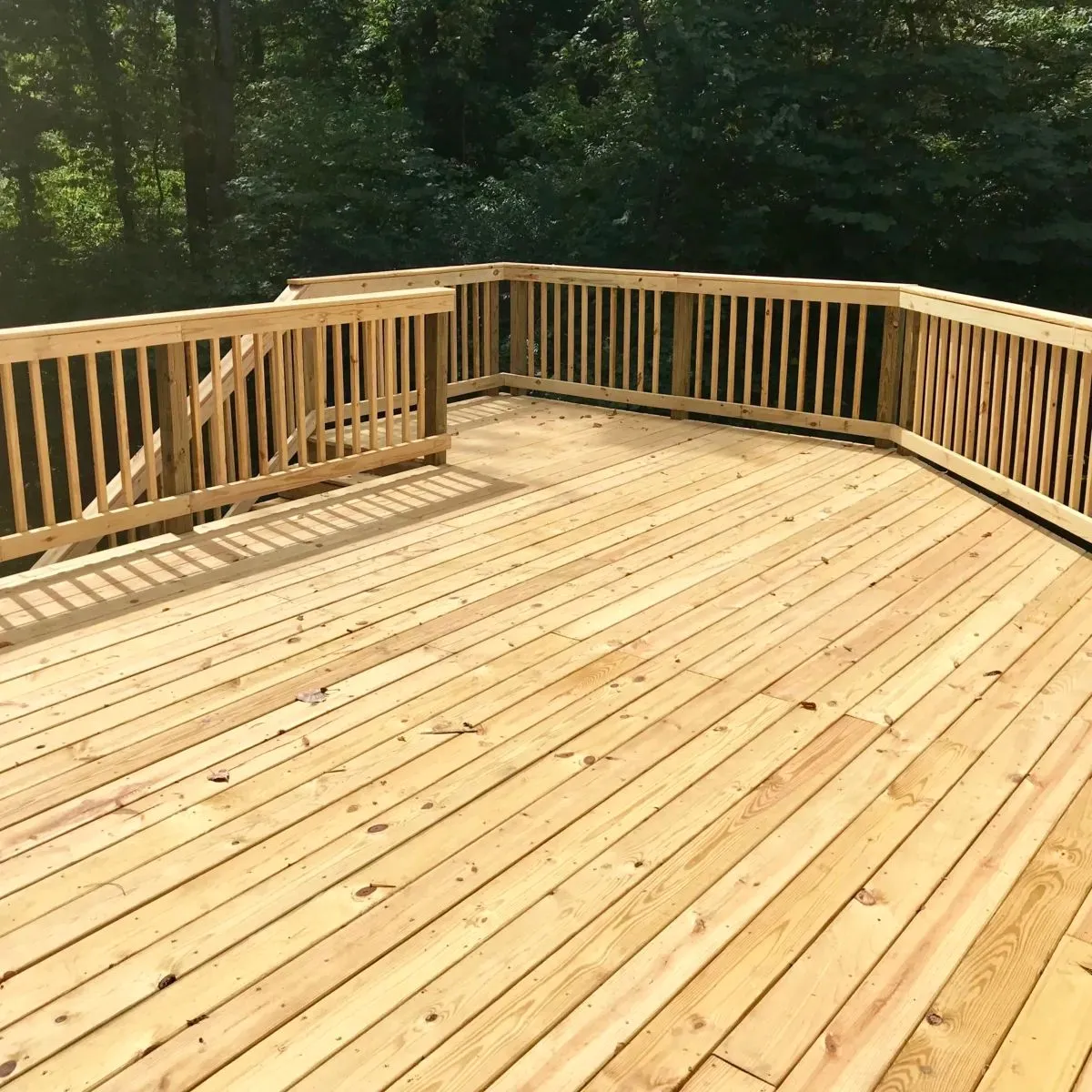 Pine Decking view 4