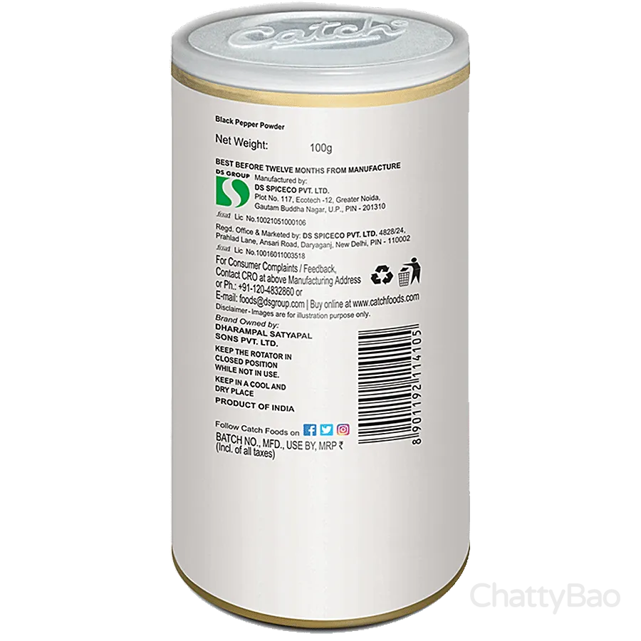 Catch Black Pepper Sprinkler 100 g view 2