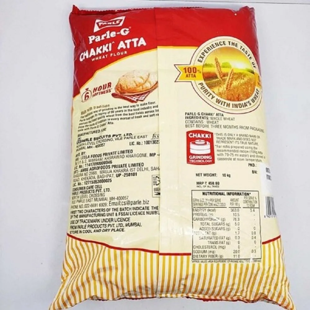 Parle G Chakki Atta Wheat Flour 10 Kg view 2