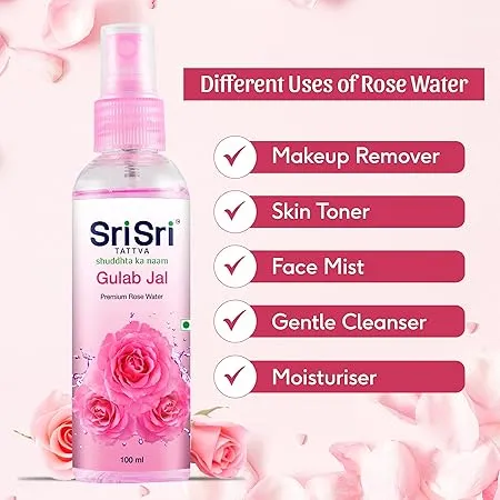Sri Sri Tattva shuddhta ka naam Gulab Jal 100 ml view 4