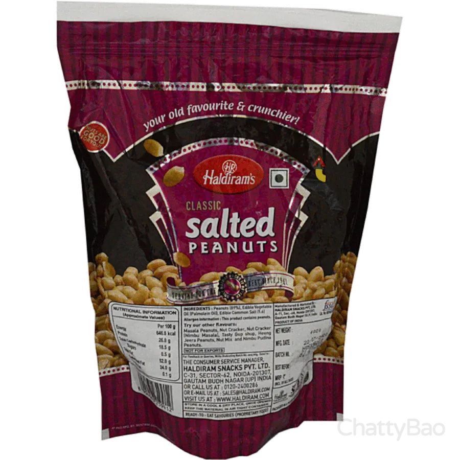 Haldirams Classic Salted Peanuts 400 g view 2