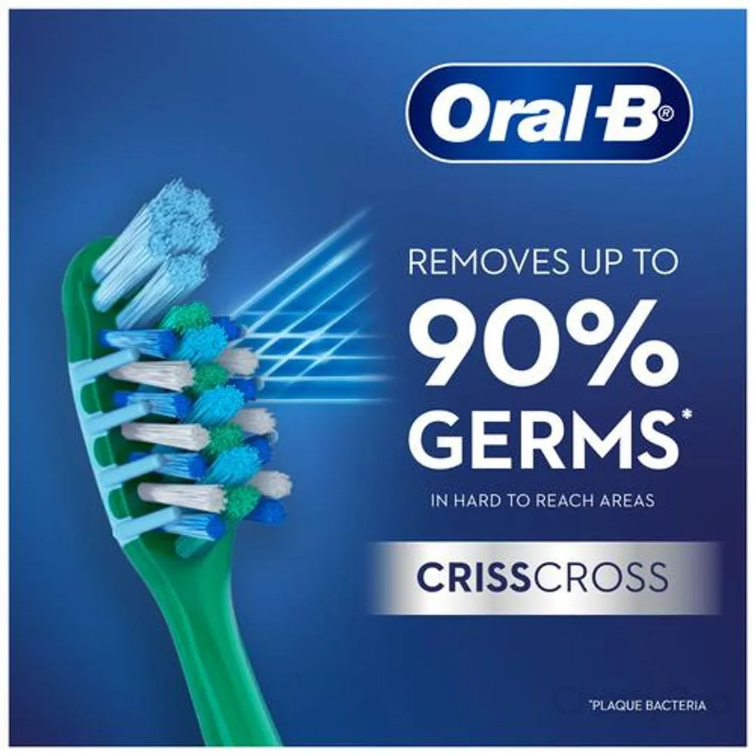Oral B Toothbrush - Criss Cross Gum Care M 4 Pieces view 3