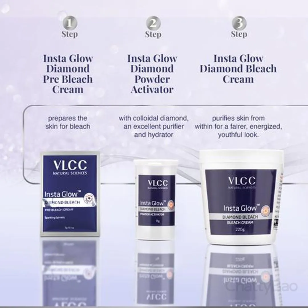 VLCC Insta Glow Diamond Bleach 60 g view 4