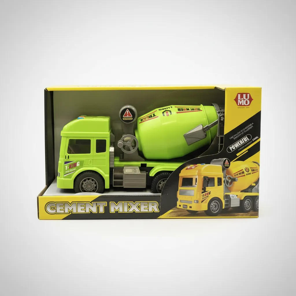 LUMO Cement Mixer Toy Truck view 2