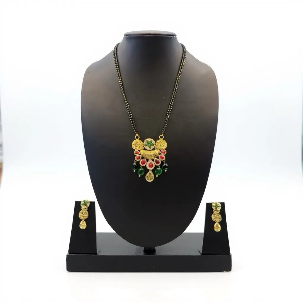 Mangalsutra Fusion Jewellery Set view 3