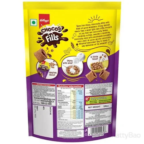 Kelloggs Chocos Fills Double Chocolaty 165 g view 2