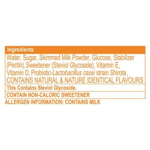 Yakult Probiotic Fermented Milk Drink - Light Mango 325 ml (Pack of 5 x 65 ml each) view 2