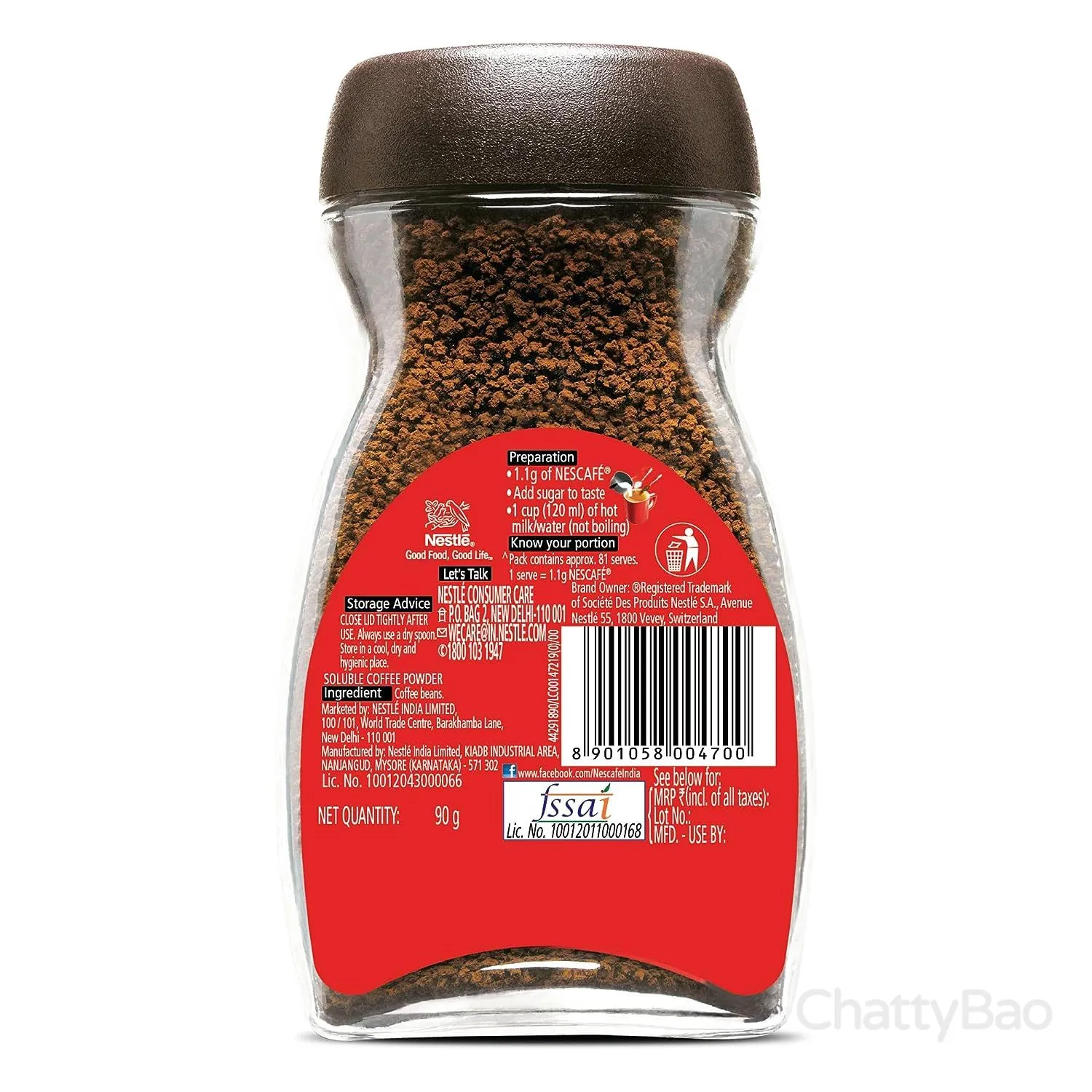 Nescafe Classic Instant Coffee Jar 90 g view 2