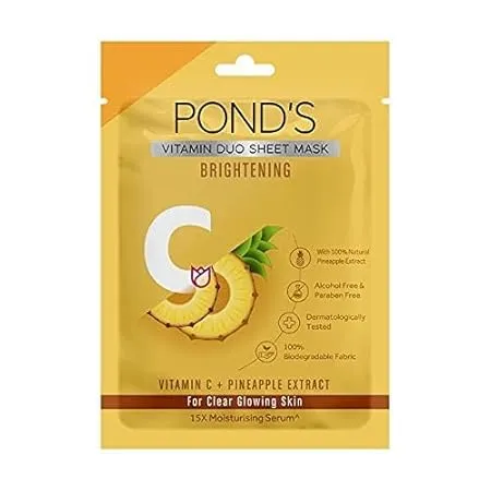 Ponds Vitamin C Brightening Sheet Mask With Pineapple 25 ml view 2