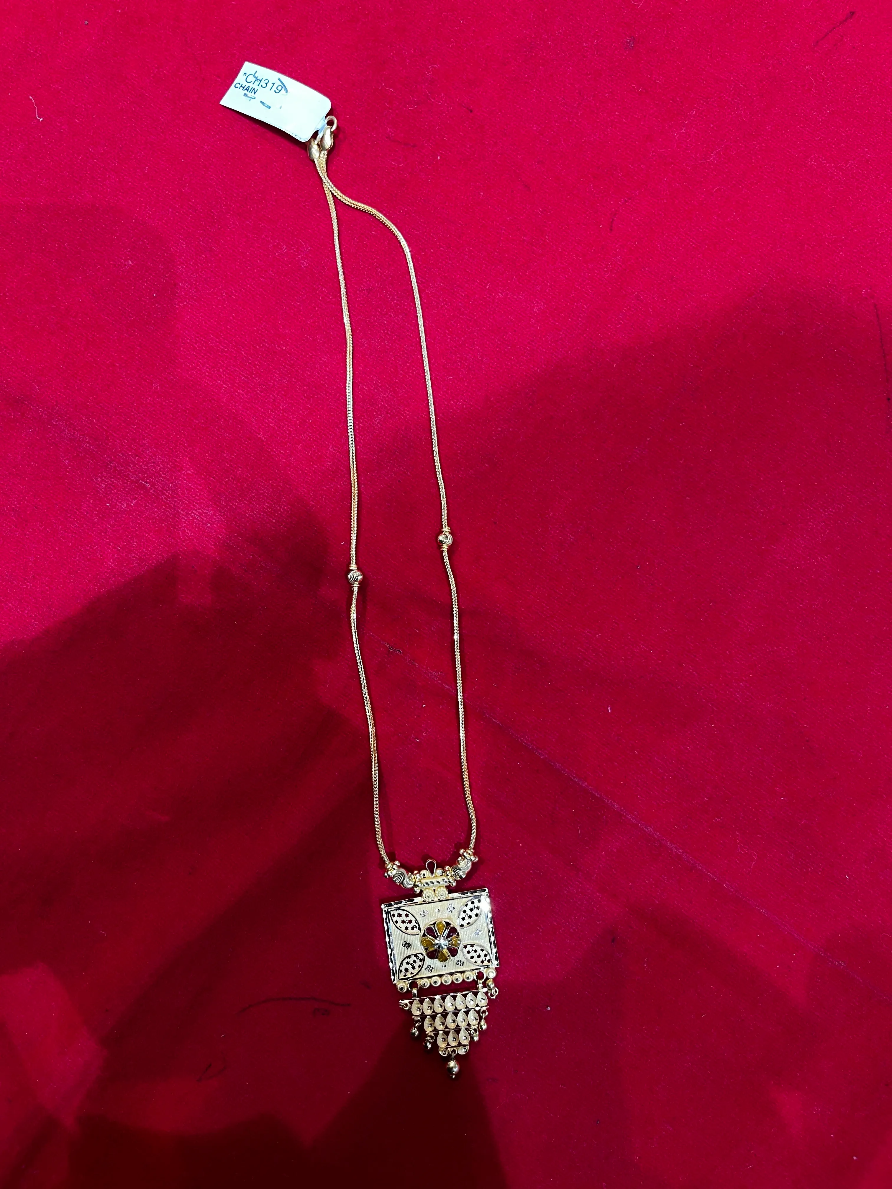 Gold Kanthi Chain CH319 view 2