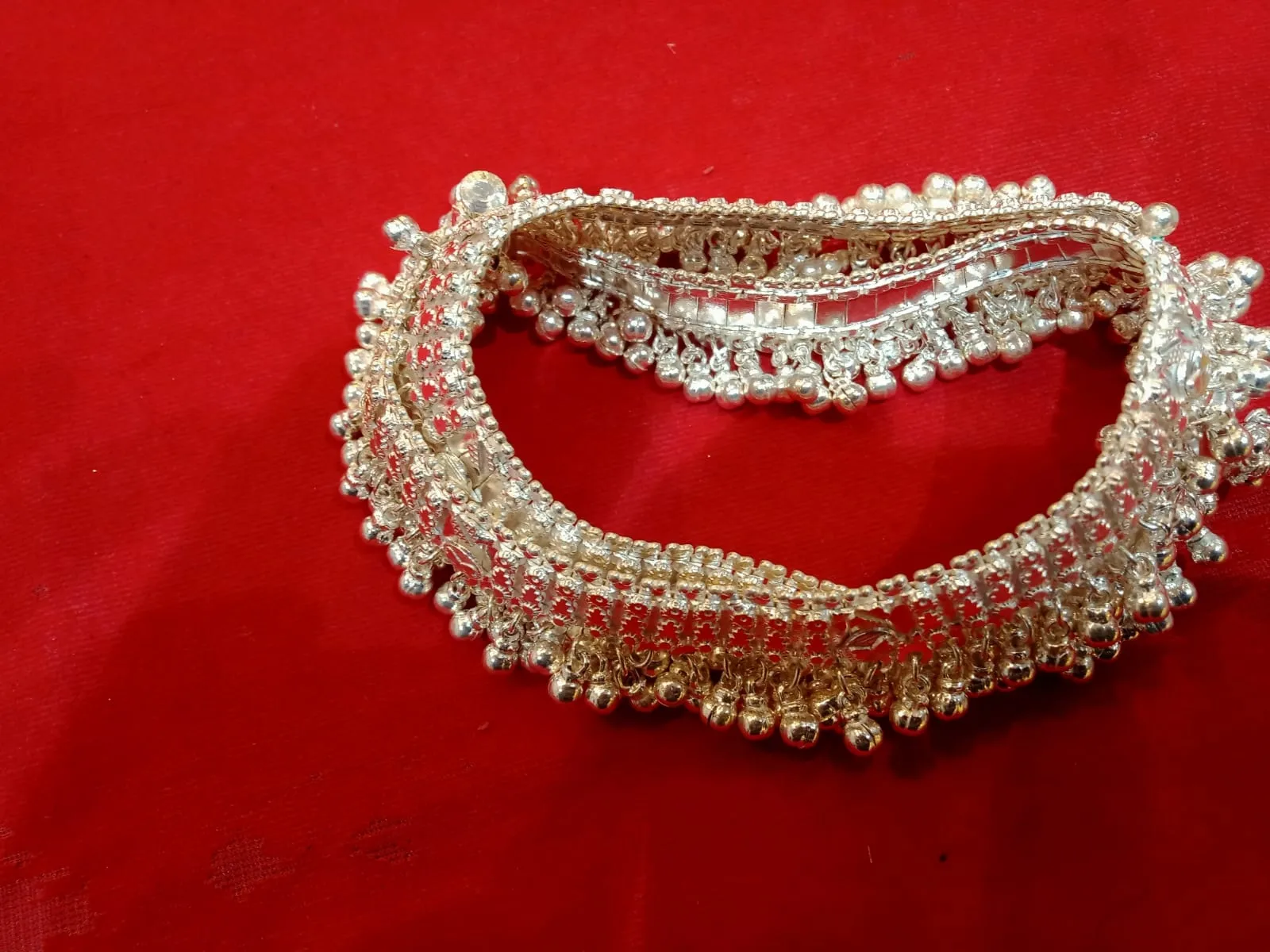 Silver Anklet view 2