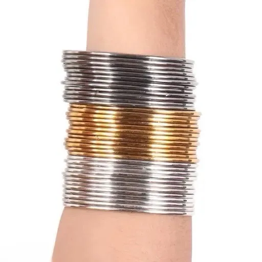 Pack Of 36 | Mixed Metal Bangles Set 2.4 view 4