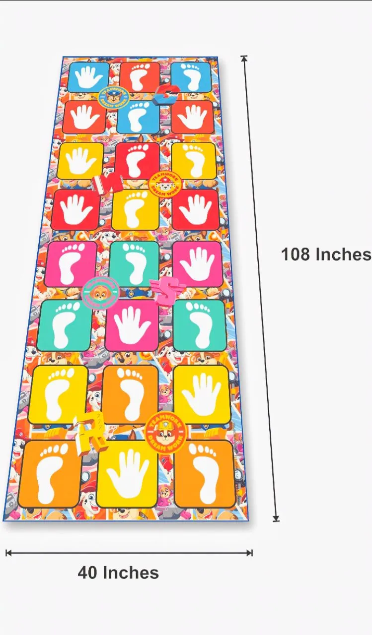 Pow Petrol Hopscotch Play Mat 2+ view 4