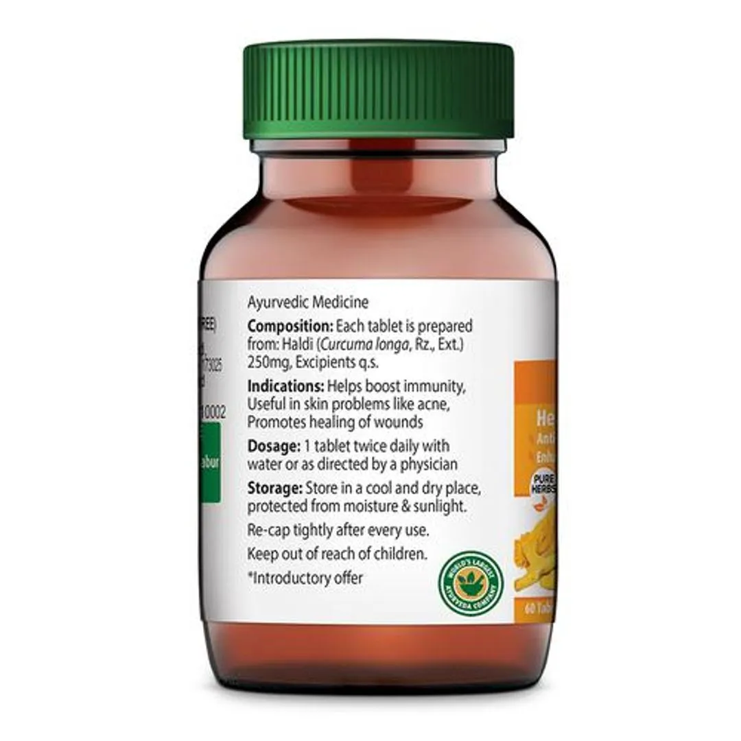Dabur Haldi Tablets 60 Pcs view 3