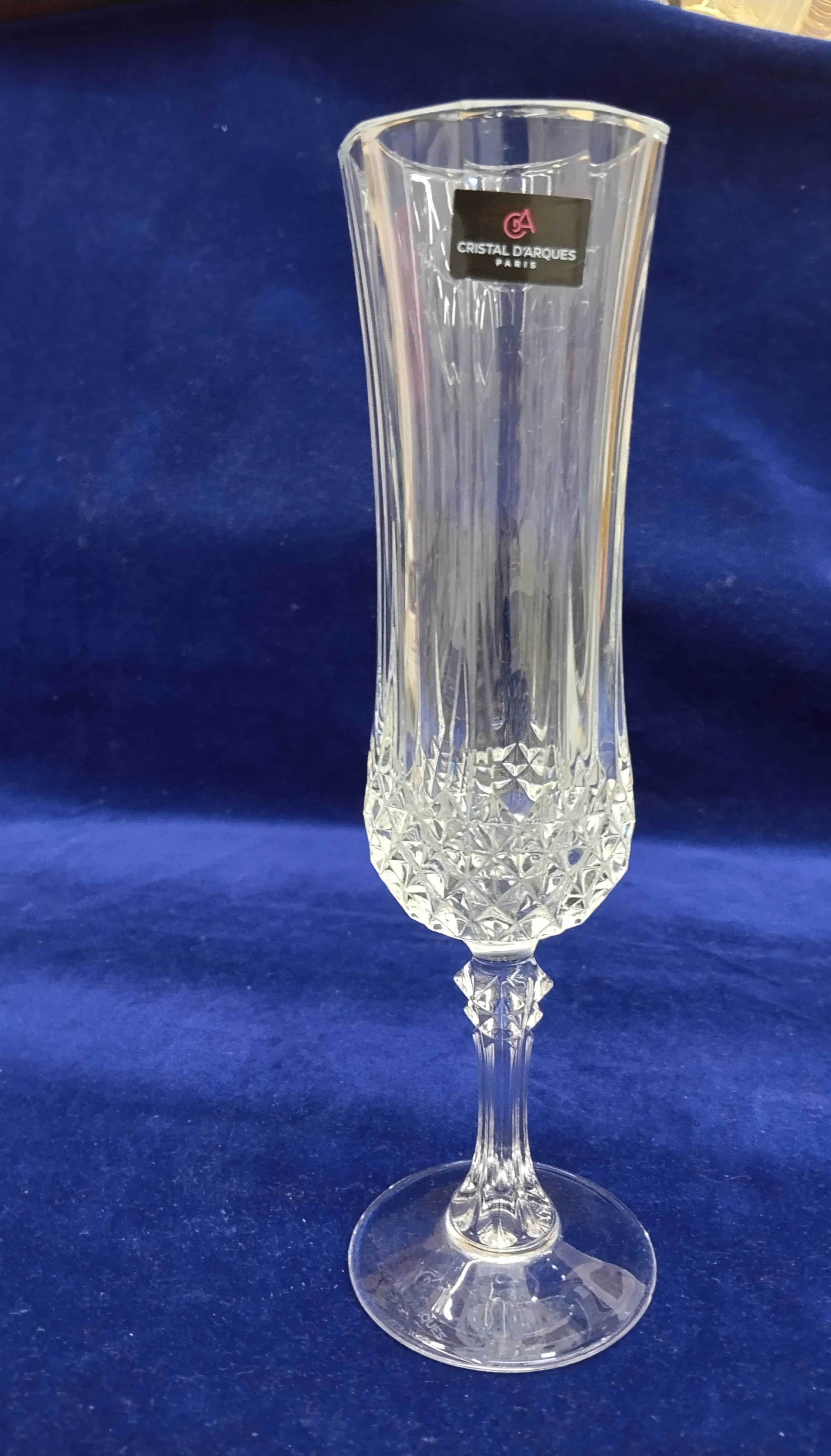 Cristal DArques Champagne Flute view 2