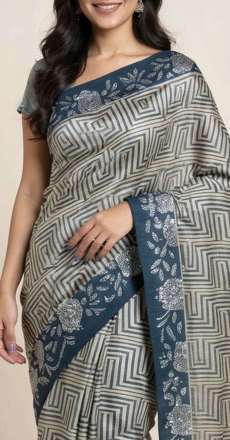 Designer Piano Saree. view 4