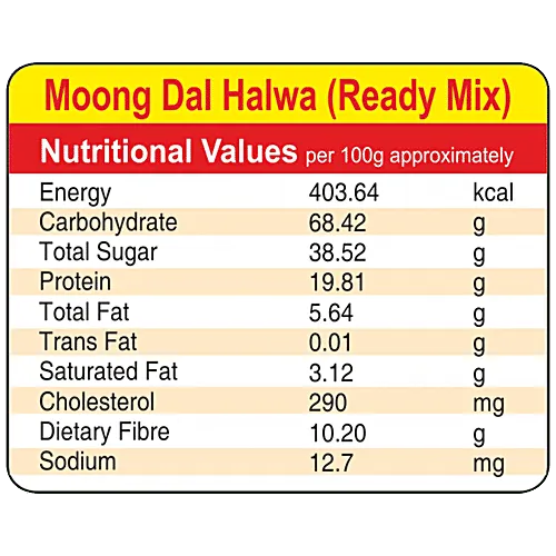 GM Foods Moong Dal Halwa Instant Mix 200 g view 3