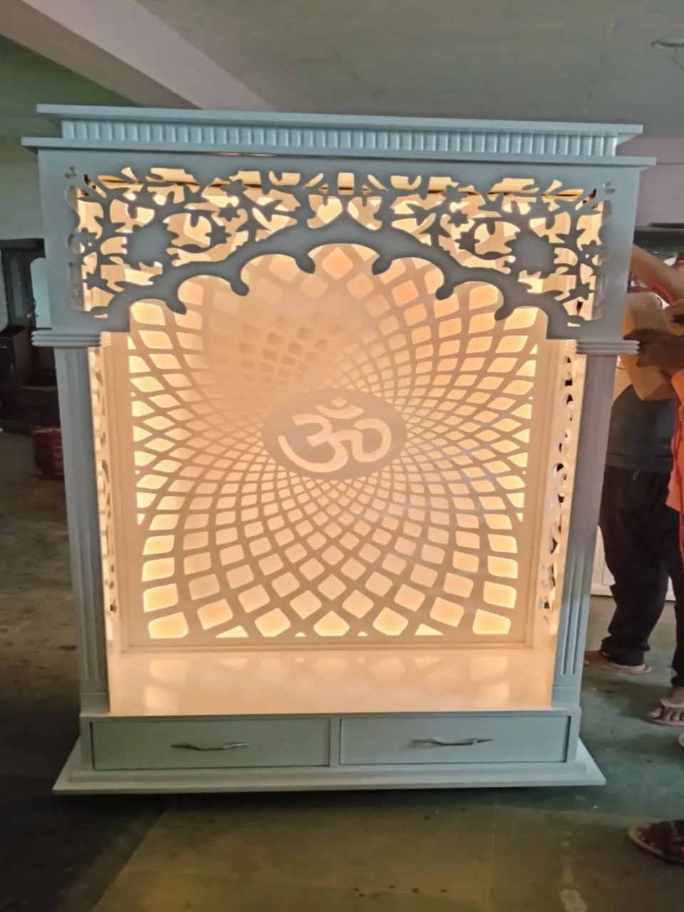 Carved Wooden Mandir view 2