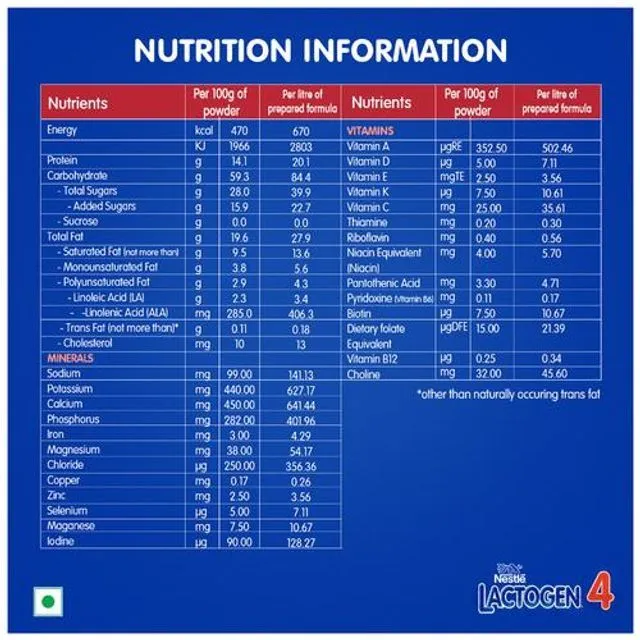 Nestle Lactogen 4 Follow-Up 18 to 24 Months Formula Powder 400 g view 3