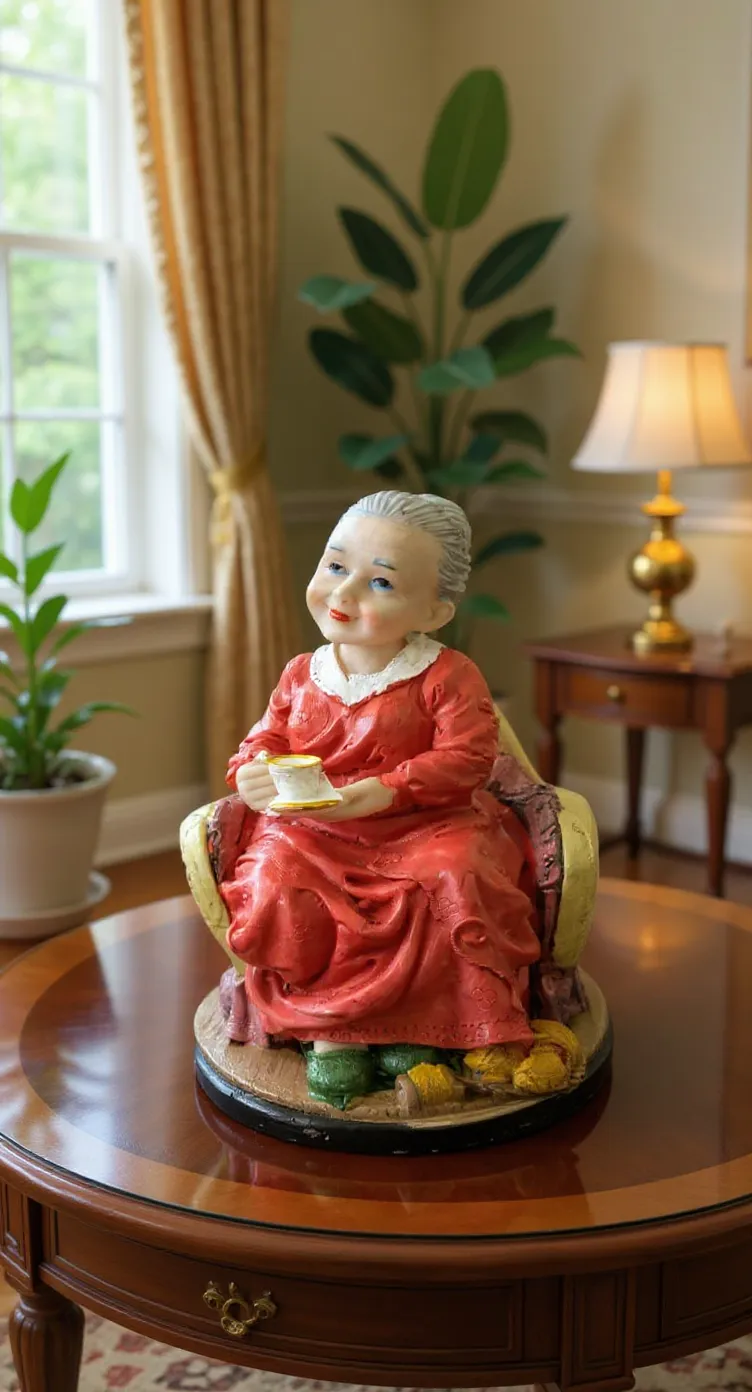 Porcelain Elderly Couple Figurines view 9