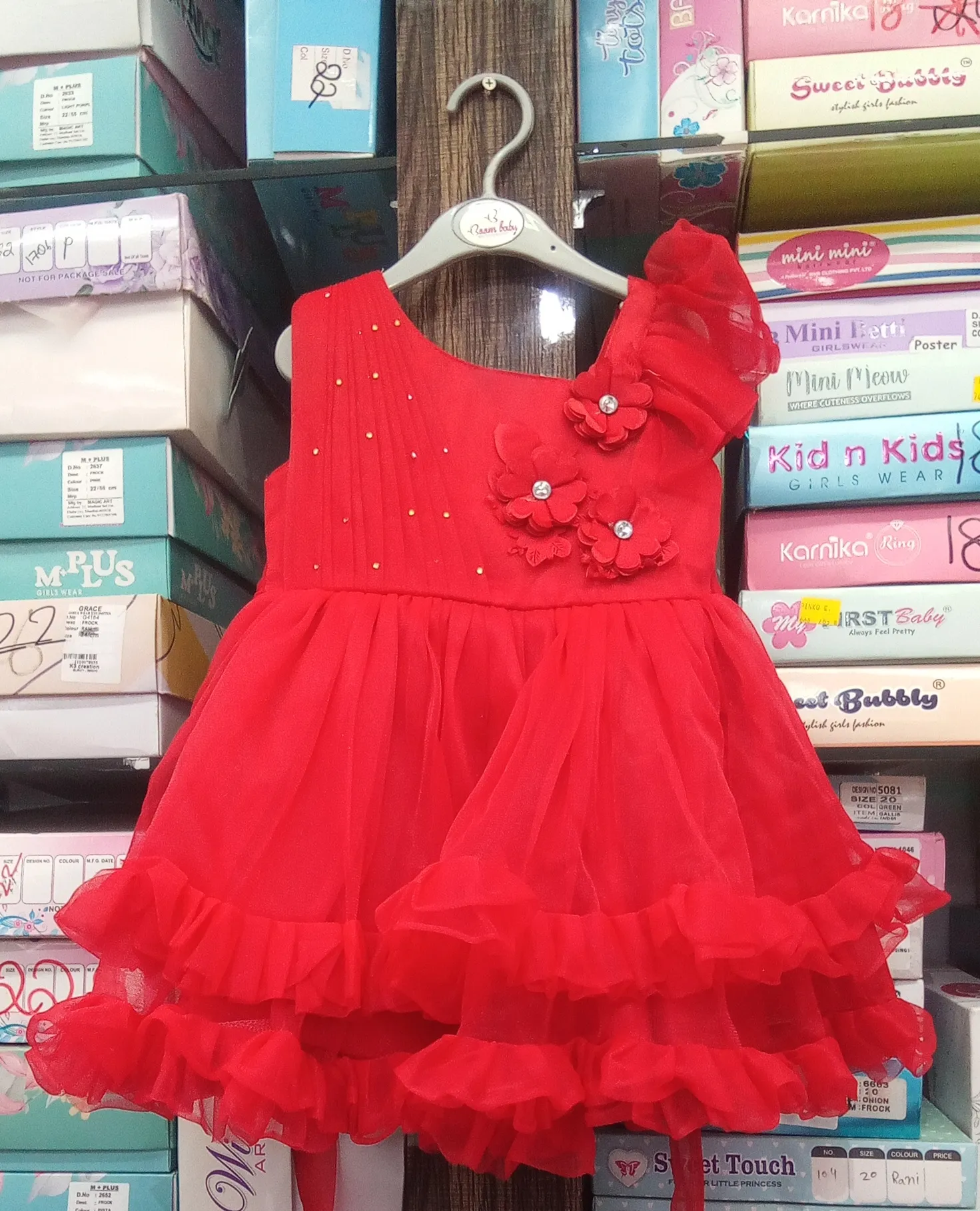 Fancy Frock Red view 3