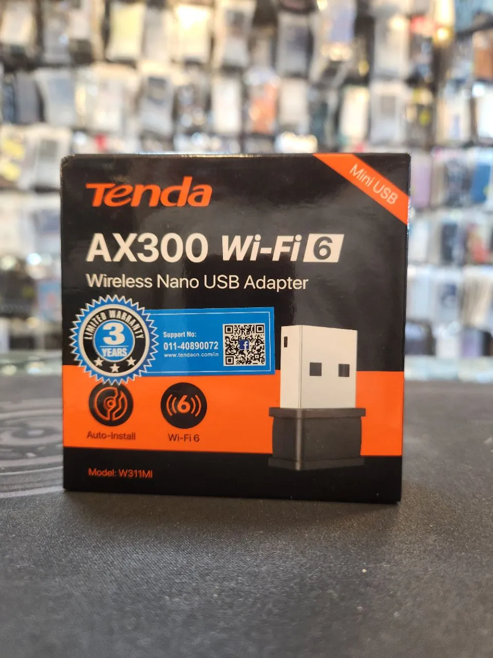 Tenda AX300 Wi-Fi 6 Wireless Nano USB Adapter view 2