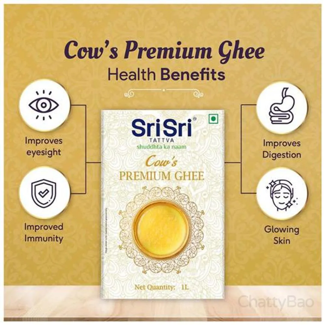 Sri Sri Tattva Premium Cow Ghee Carton 500 ml view 6