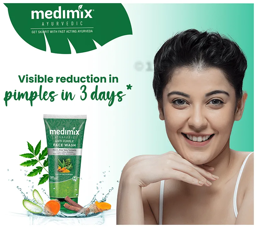 Medimix Ayurvedic Anti Pimple Face Wash 100 ml view 5