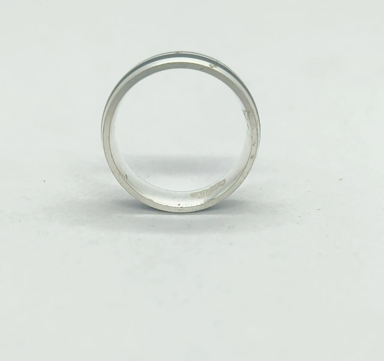 Silver Band Ring (AVSR-90) view 4