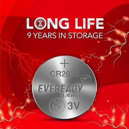 Eveready Ultima Coin Battery 3V CR2032 1 Piece view 3
