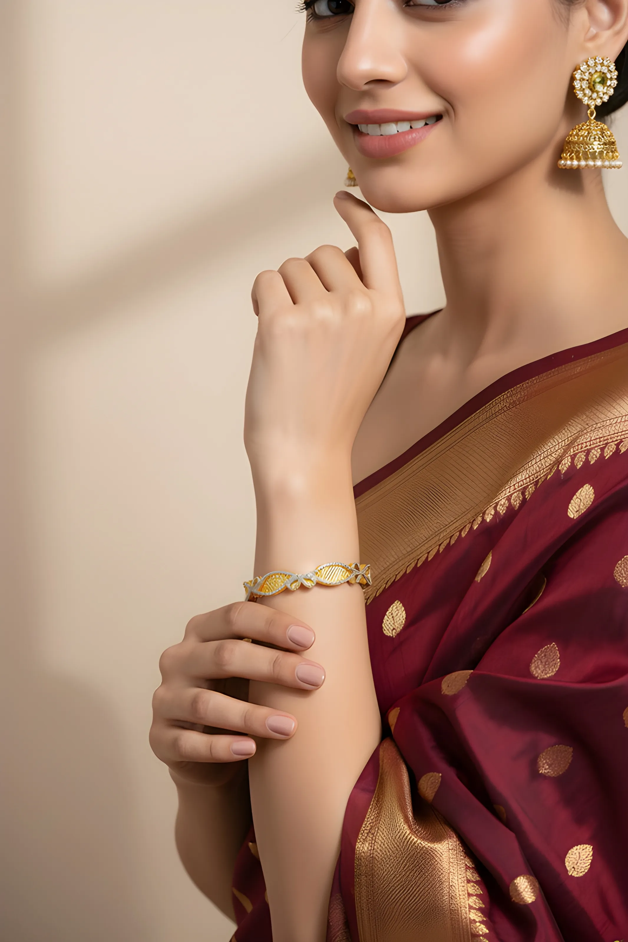 Gold Bracelet & view 2