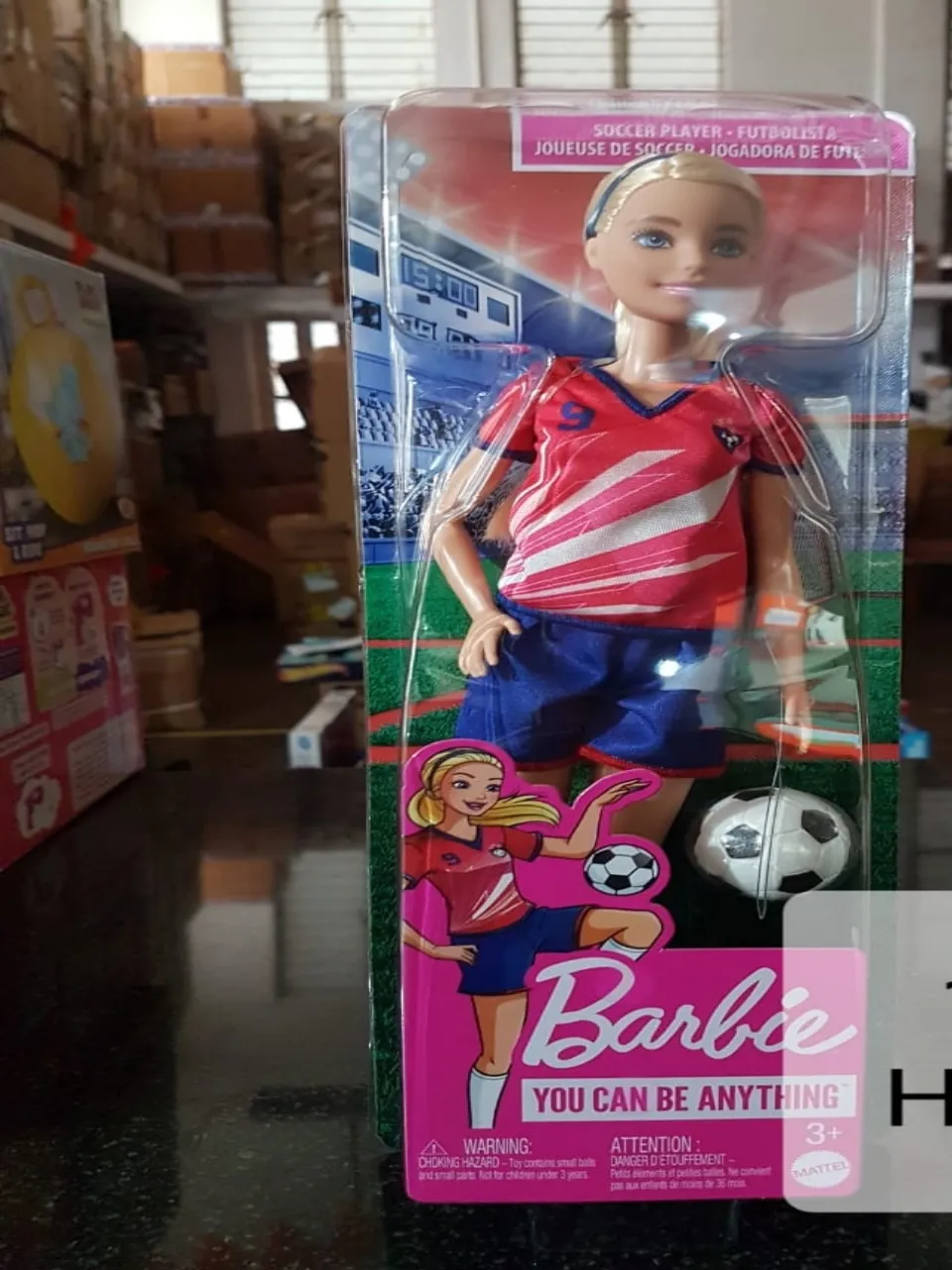 Barbie Soccer Player Doll view 2