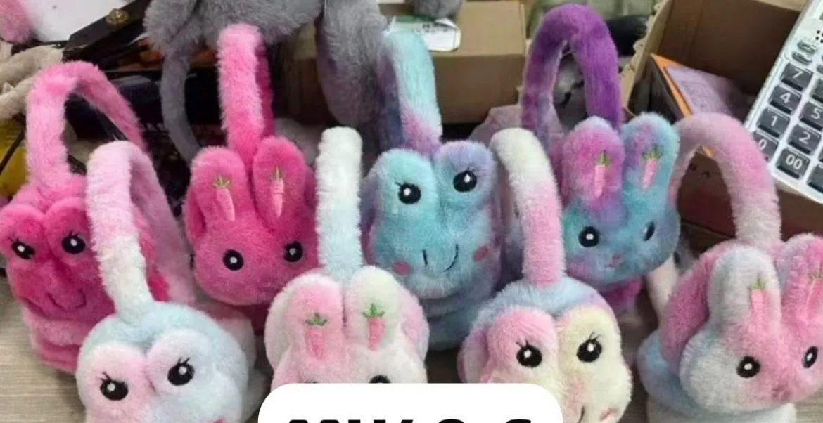 Plush Bunny Slippers view 2