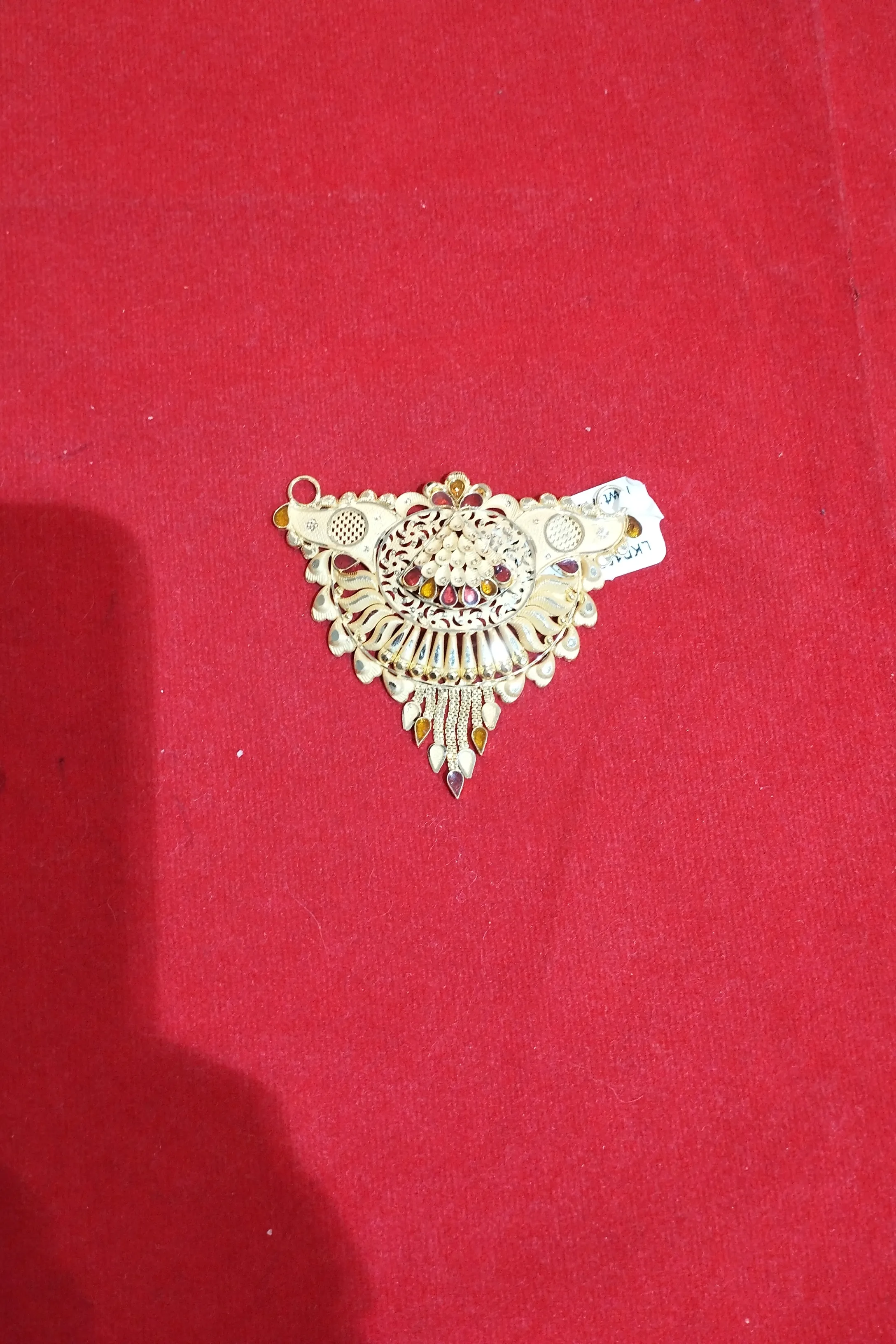 Gold Filigree Pendant 7.19gm view 2