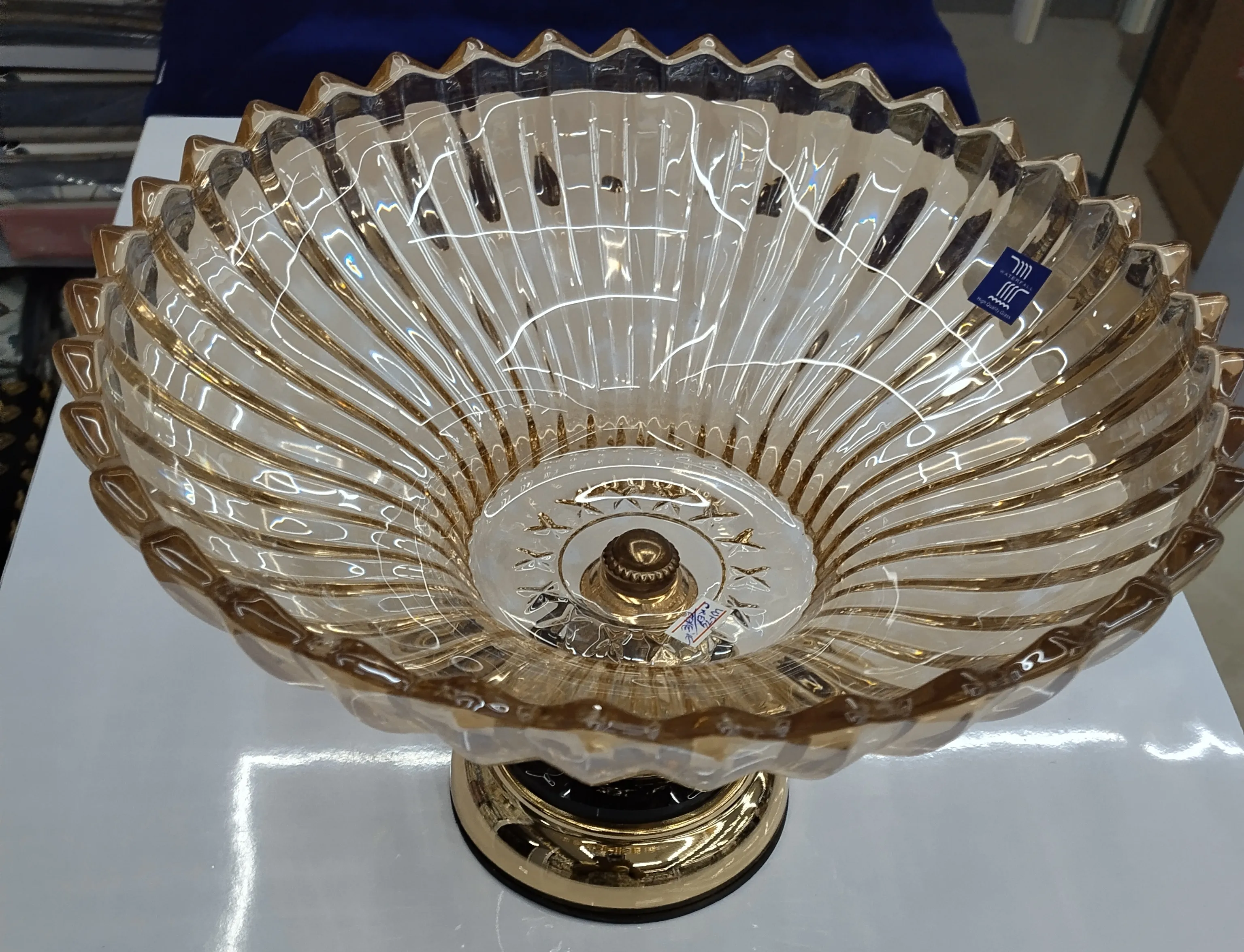 Crystal Pedestal Bowl view 2