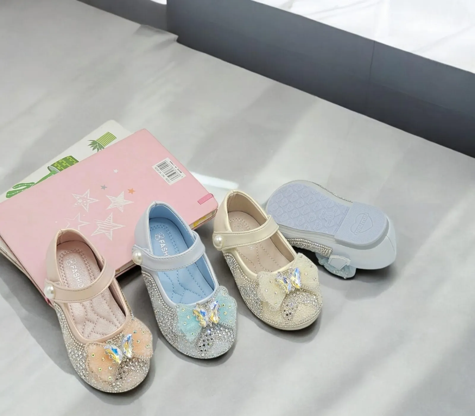 Kids Embellished Mary Jane Shoes,, view 2