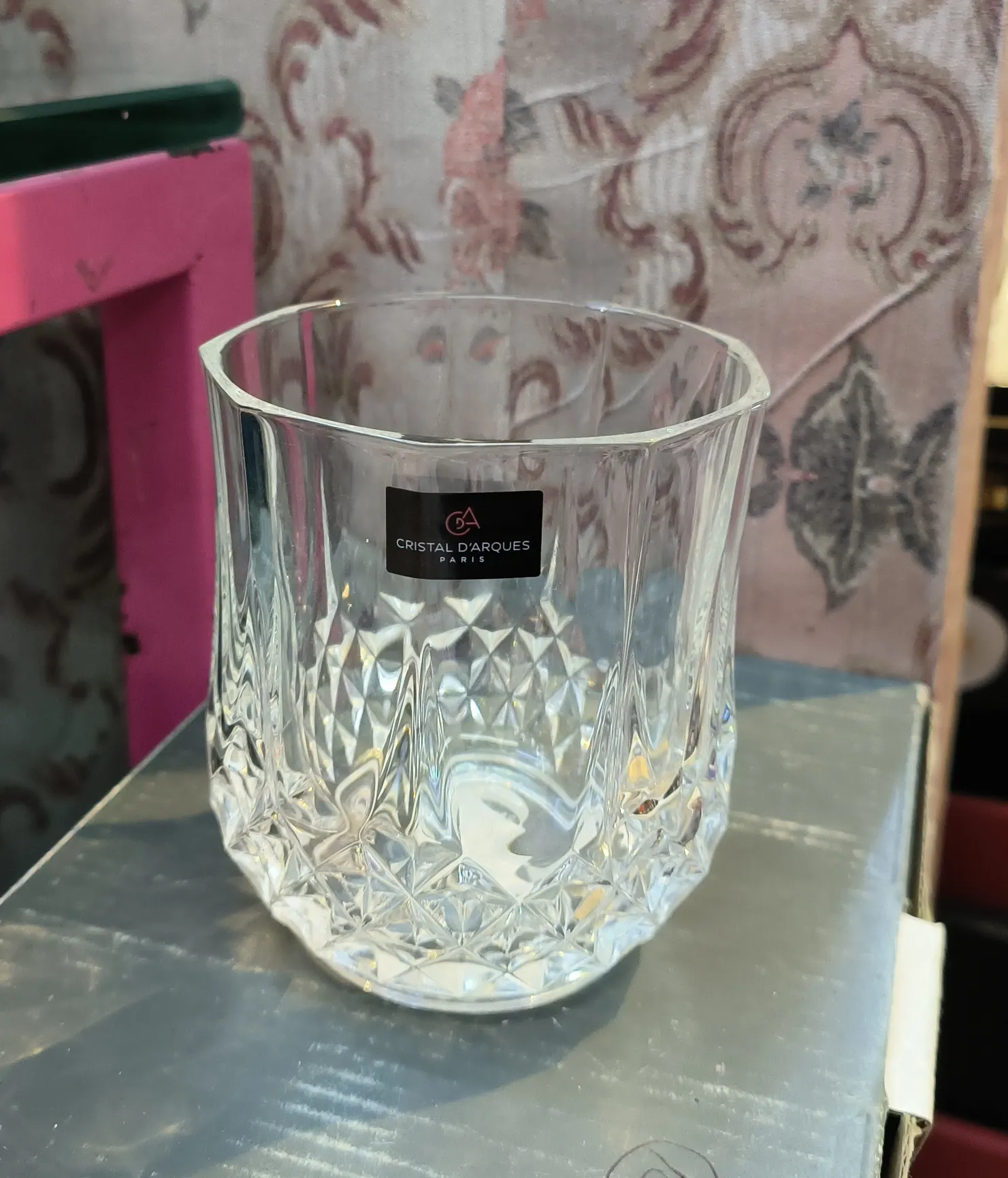 Cristal DArques Whisky Glass view 2