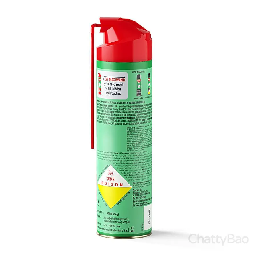 Baygon Max Cockroach Killer 625 ml view 2