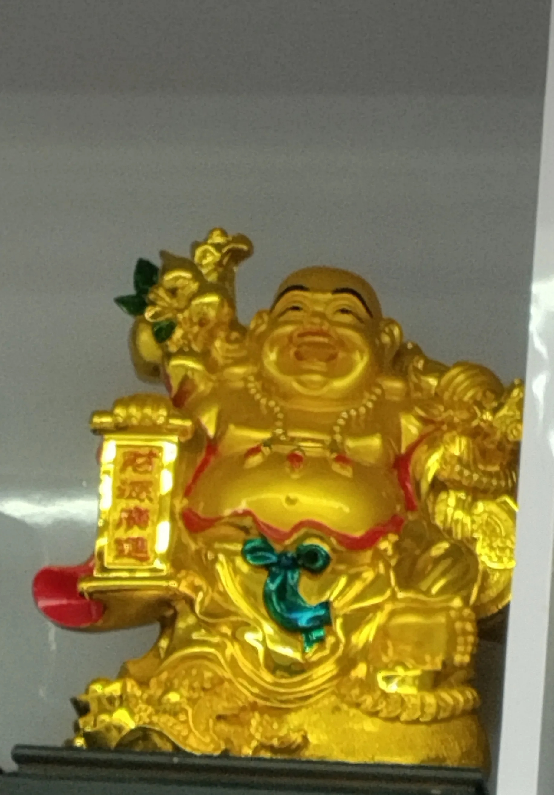 Golden Laughing Buddha Happy Man view 3