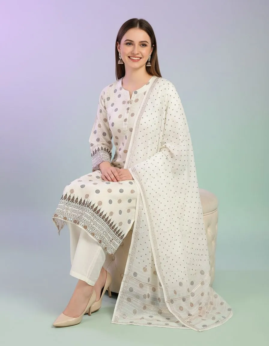 Elegant Embroidered Kurta view 2