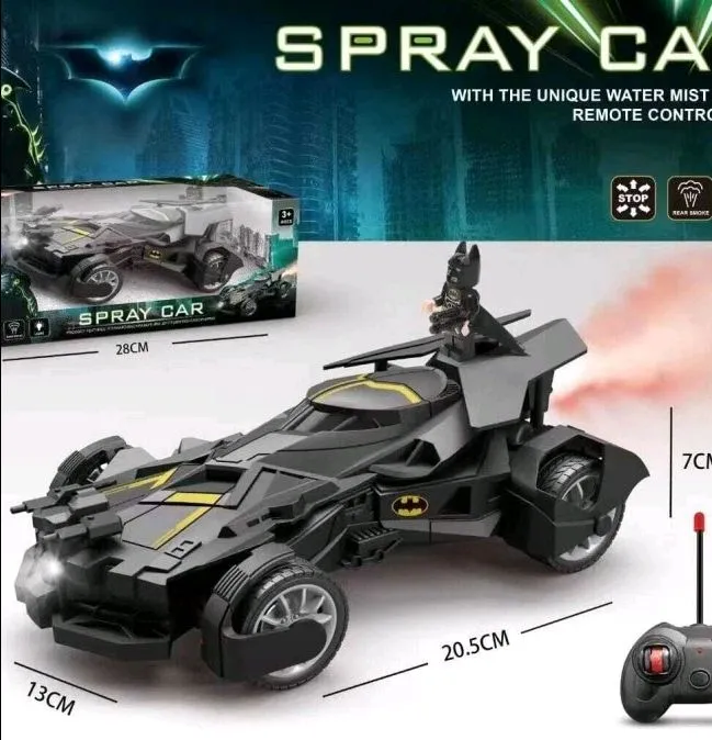 Batman Spray Car, Black, 1:20 Scale, 1 Pcs view 2