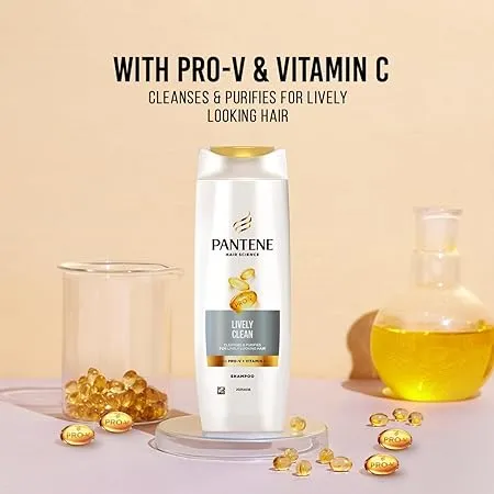 Pantene Advanced Hair Care Solution Lively Clean Shampoo 200 ml view 2