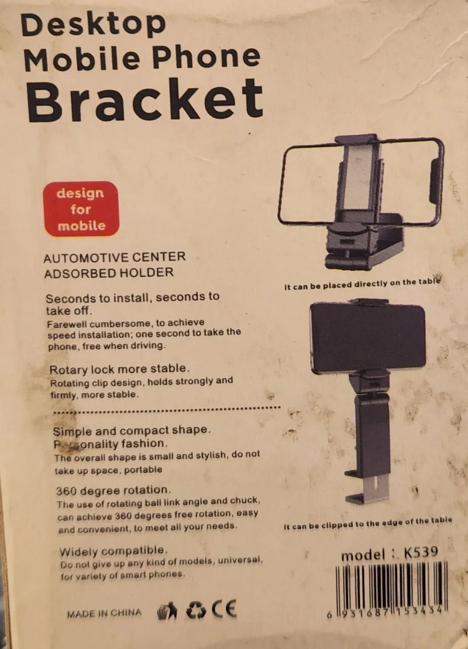 Desktop Mobile Phone Bracket view 2