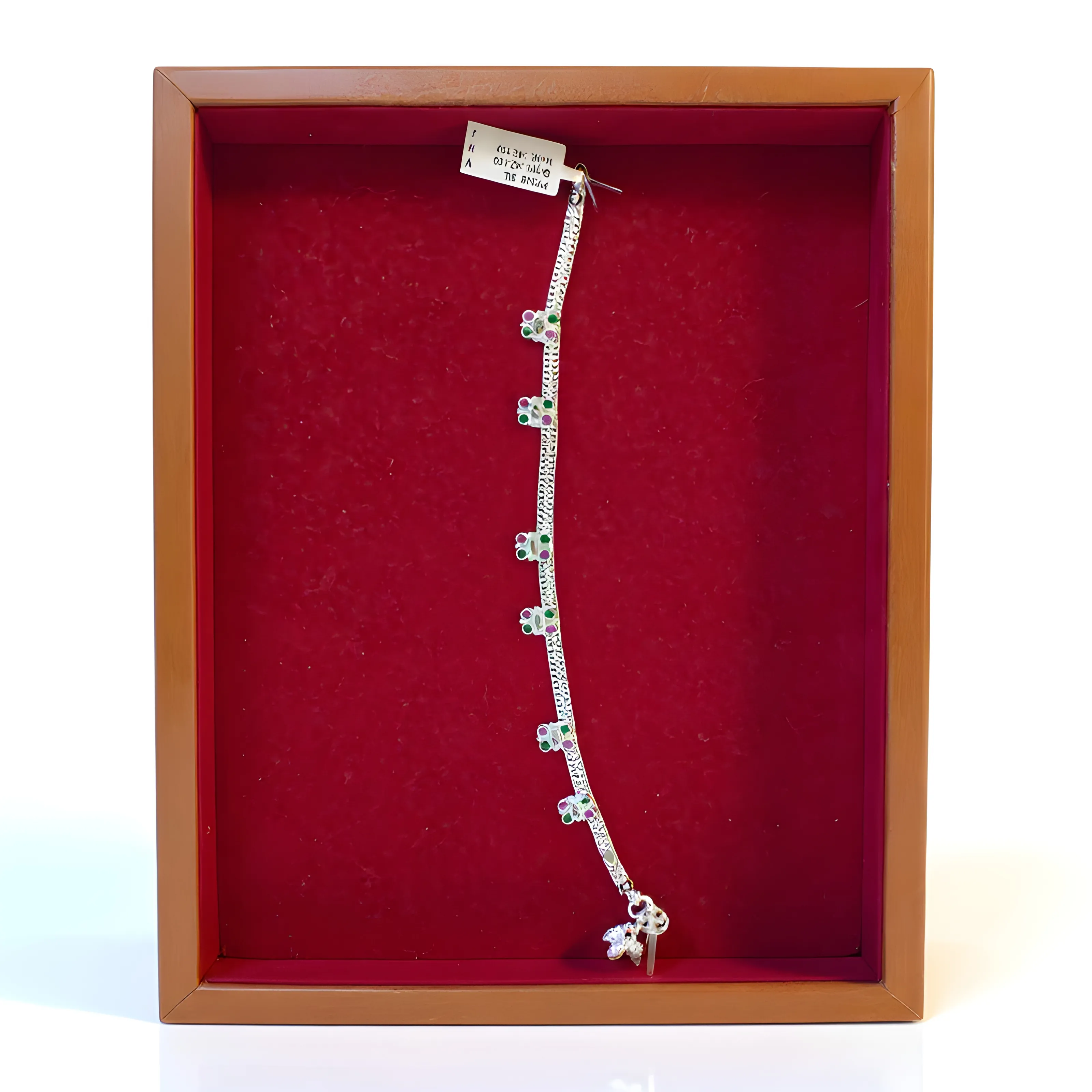 Silver Floral Bracelet view 2