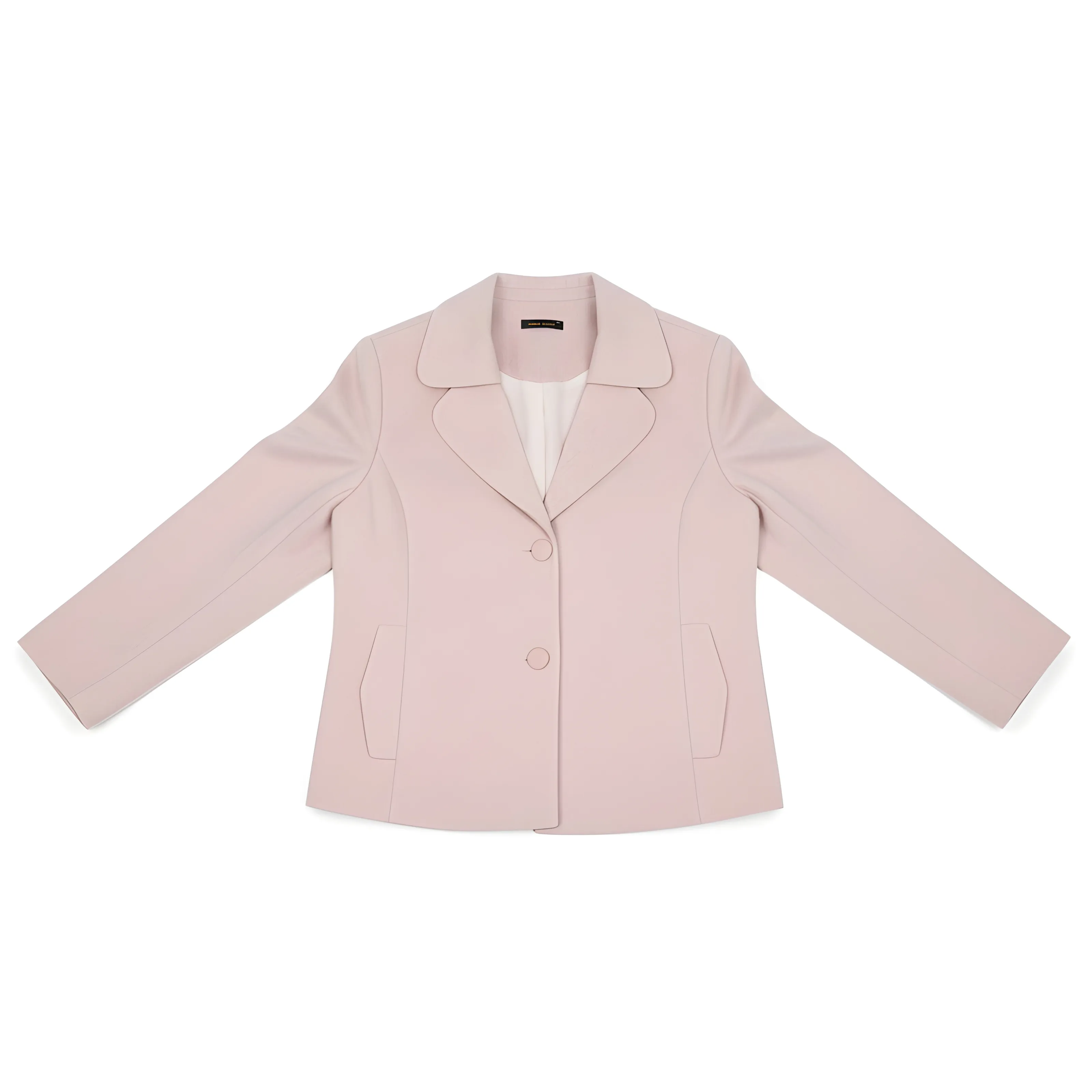 Mirror Story Wool Coat Baby Pink view 2